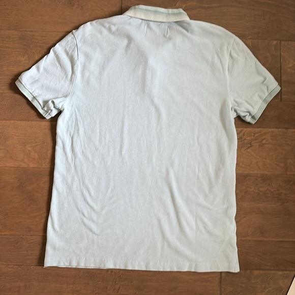 Penguin Lot of 2 Polos Short Sleeves Gray Mint Green Men’s Medium - Picture 9 of 9